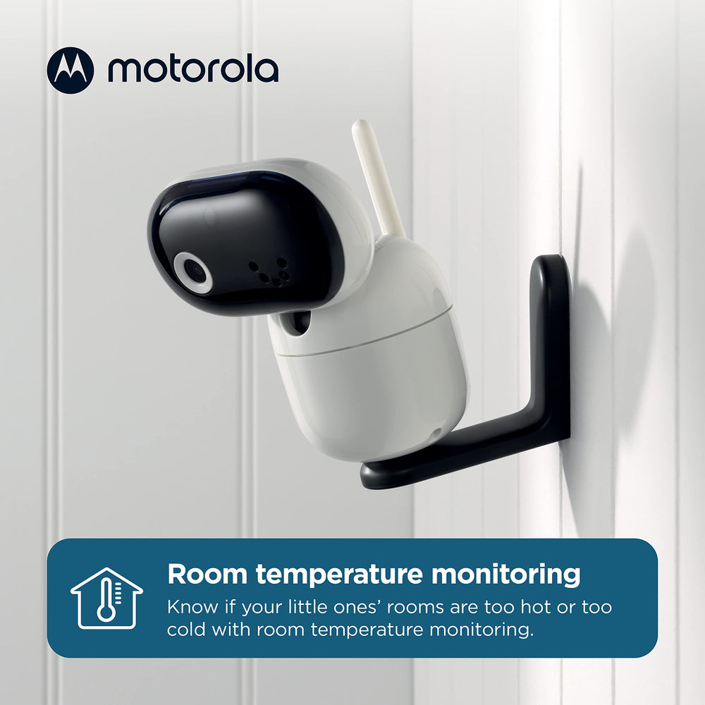 Motorola Nursery lullabies feature offers soothing sounds to help sleep.