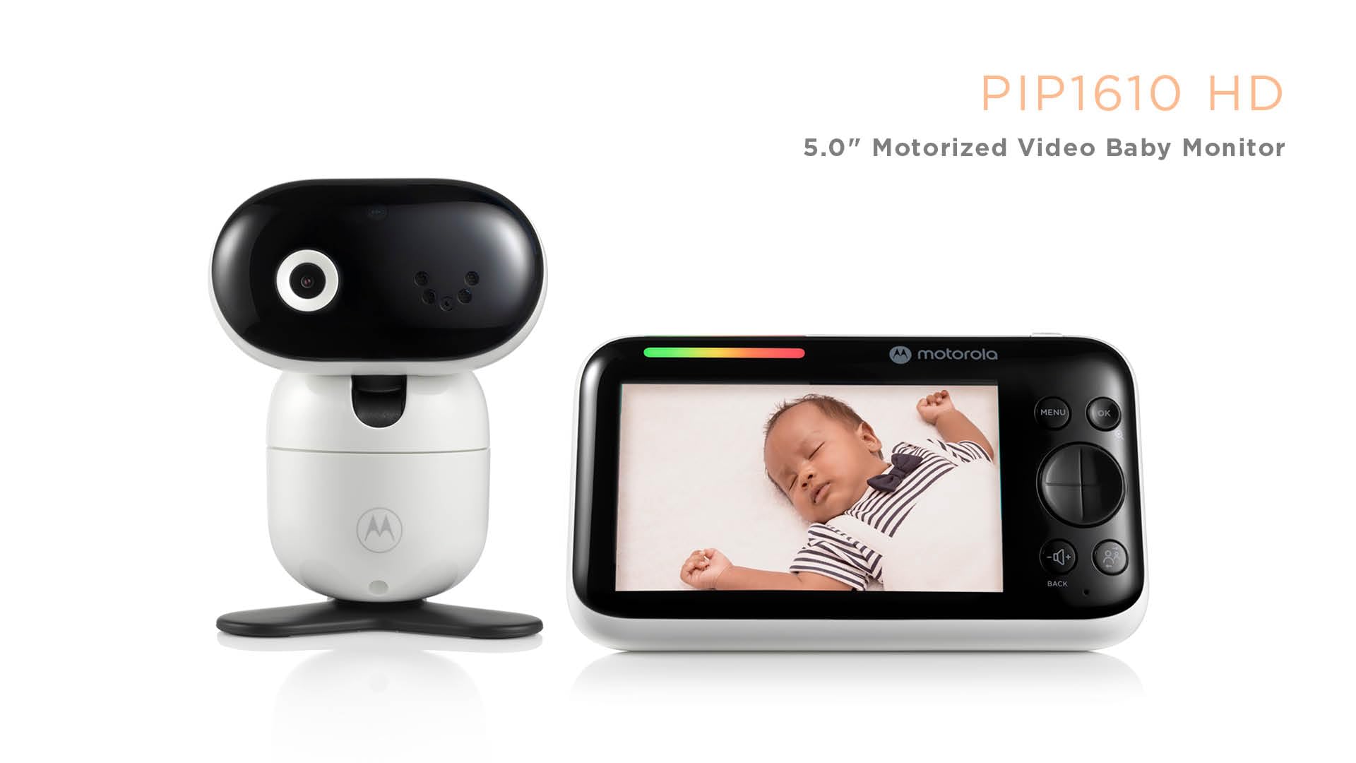 Motorola Nursery lullabies soothe baby during bedtime routines.