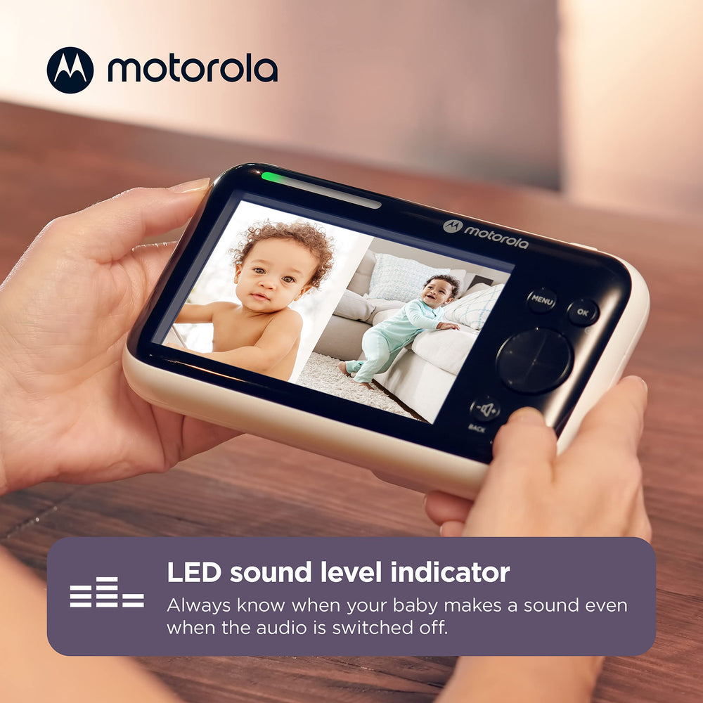 Two-way audio on Motorola Nursery Monitor for gentle reassurance