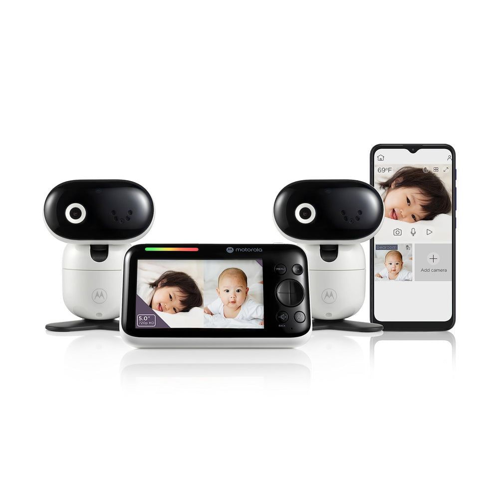 Motorola Nursery Monitor with 5-inch screen for clear, private video checks