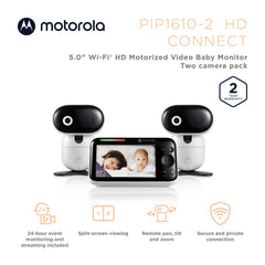Motorola Nursery Monitor remote PTZ control adjusts view from afar