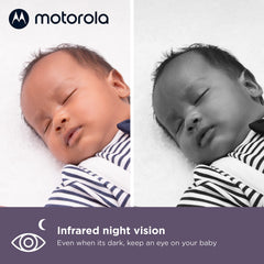 Motorola Nursery Monitor temperature sensor tracks the nursery climate.