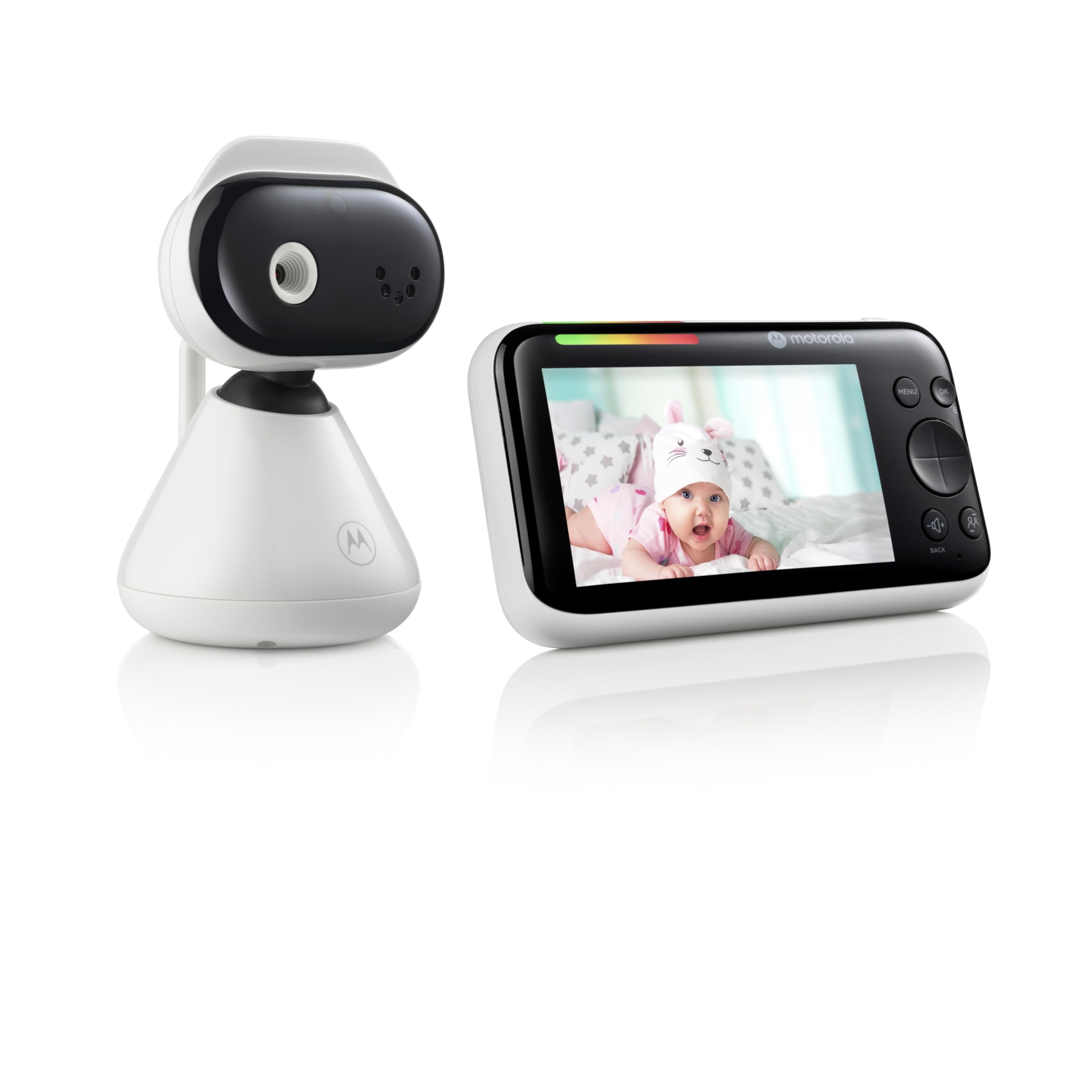Motorola Nursery night vision camera captures clear footage in dim light for monitoring