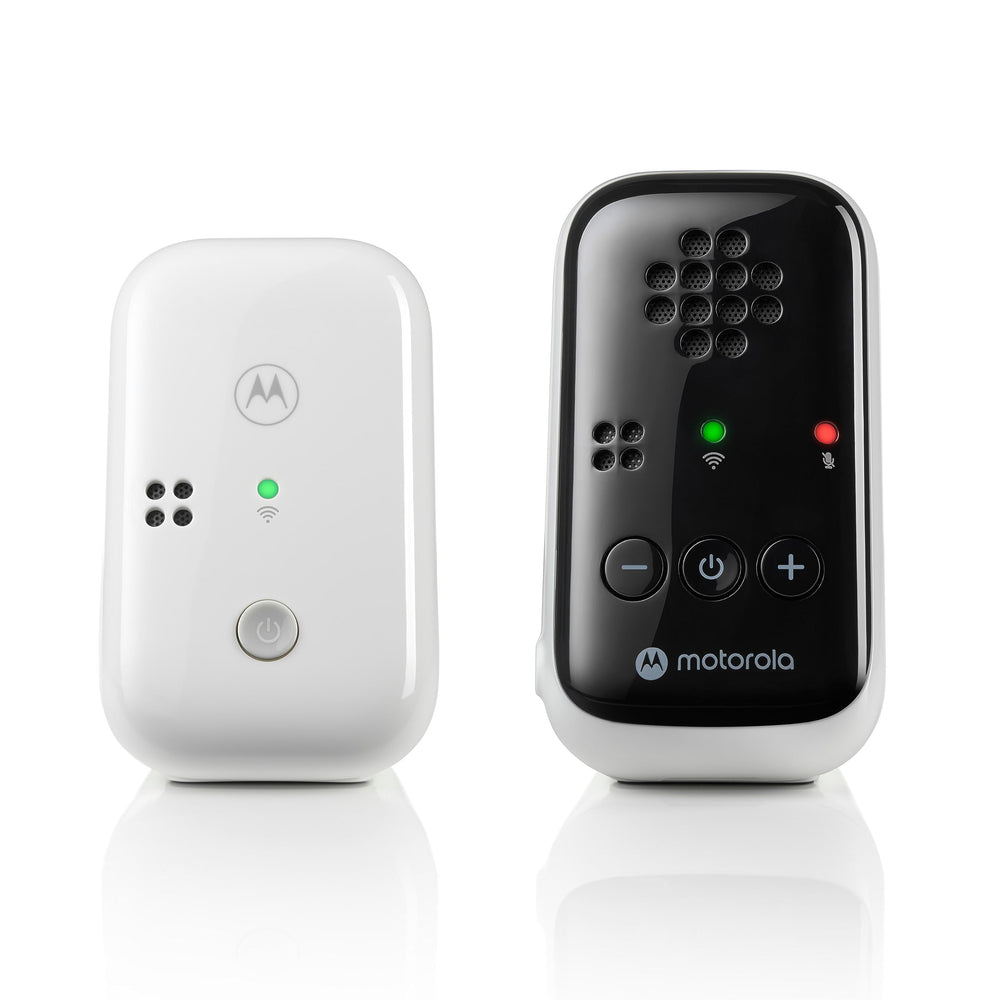 Motorola Nursery PIP10 audio monitor setup delivers a reliable DECT connection for secure monitoring.