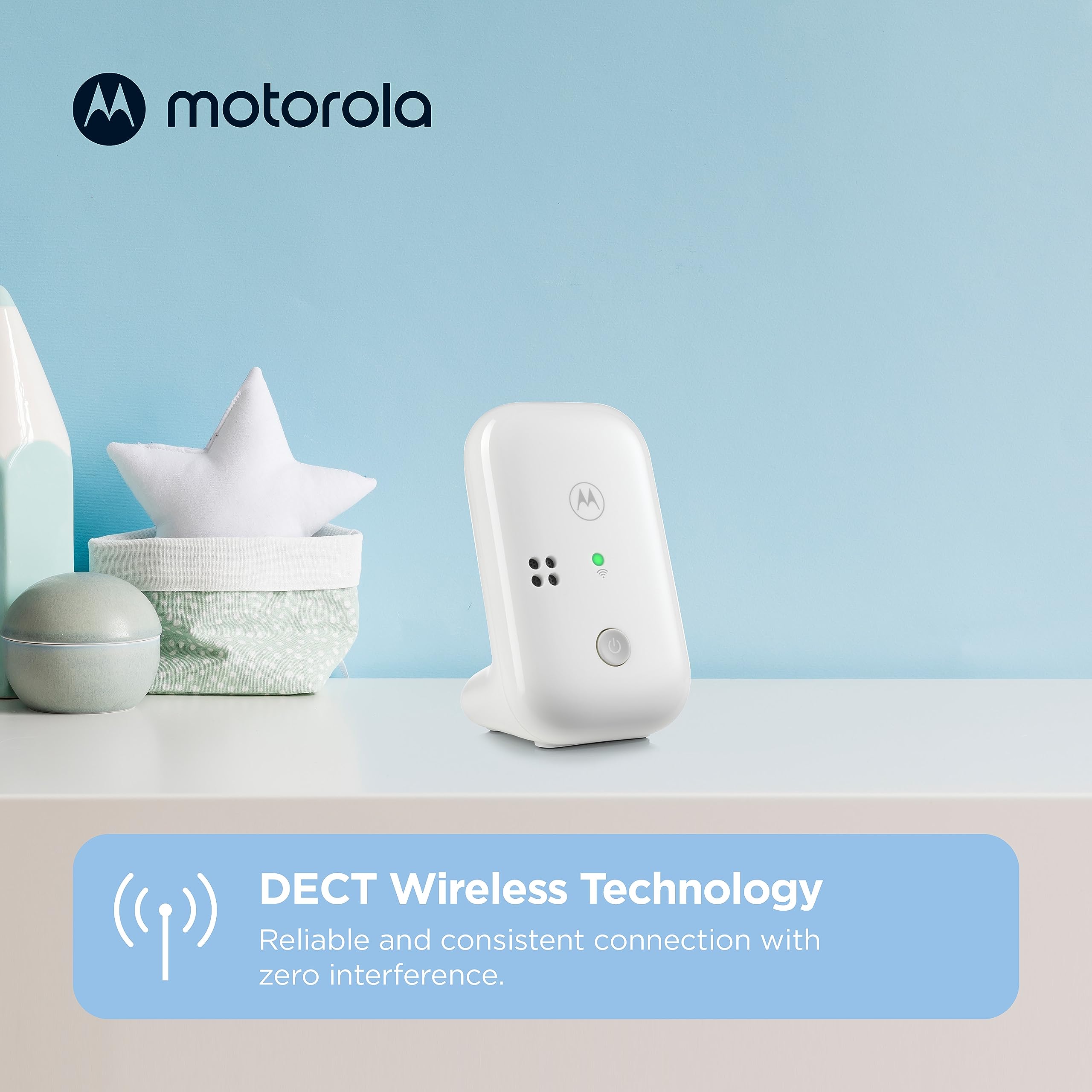 Motorola Nursery PIP10 no-wifi-design keeps setup simple without home network.