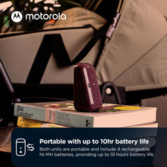 Motorola Nursery PIP12 1500ft range ensures reliable audio reach outdoors