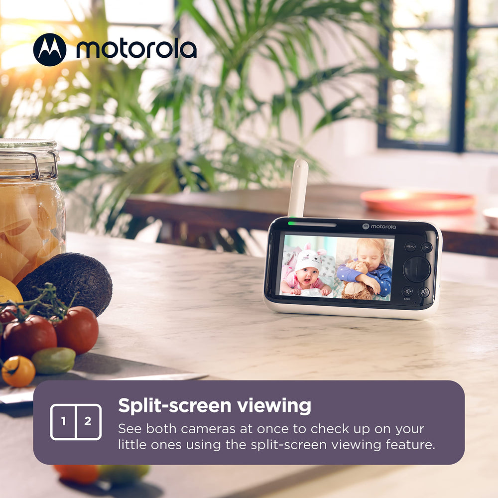 Motorola Nursery PIP1500 HD 1080p video for crisp, secure remote viewing.