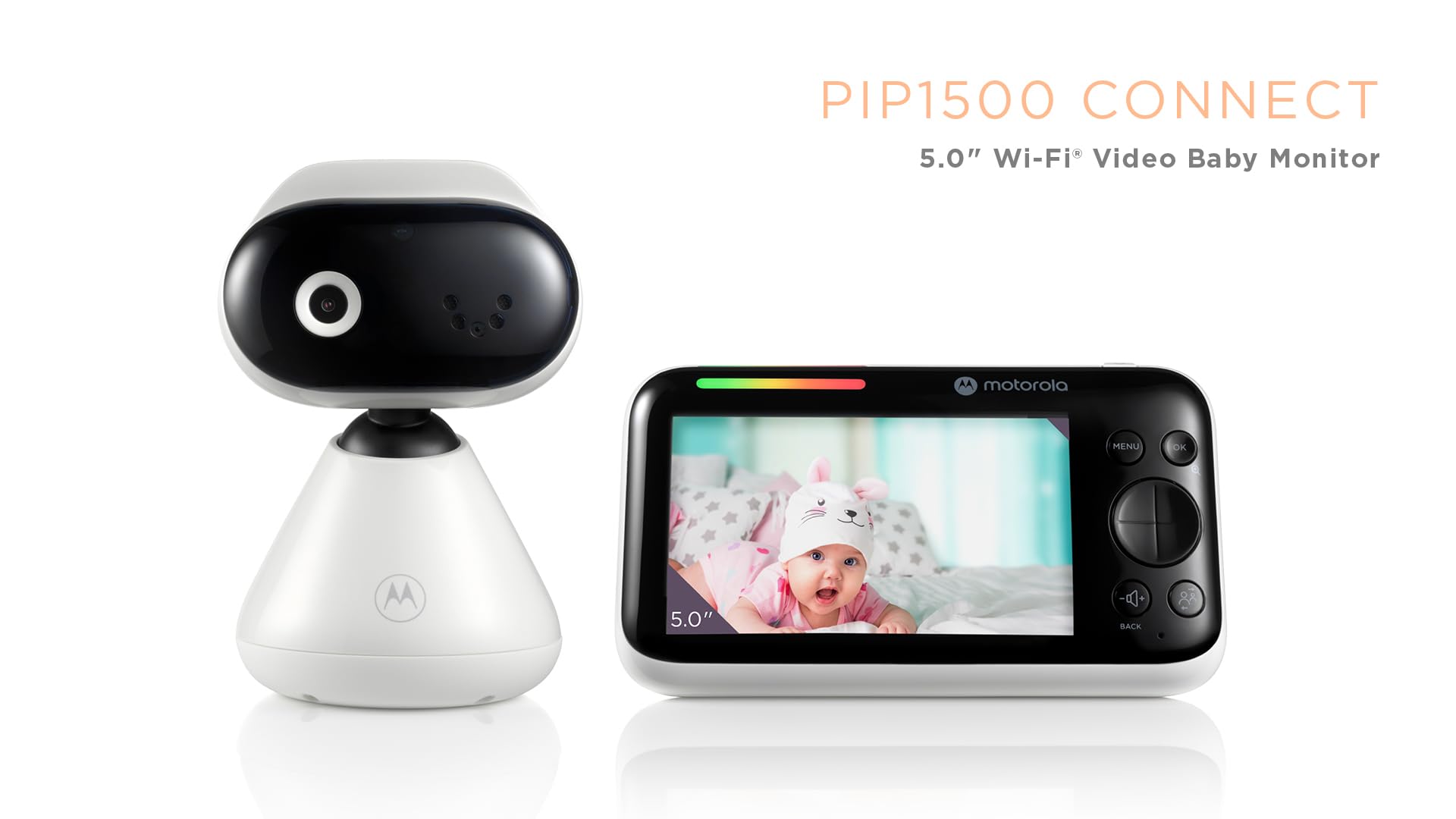 Motorola Nursery PIP1500 lullabies to soothe bedtime routines.