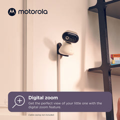 Motorola Nursery PIP1500 two-way audio lets you comfort your baby remotely.