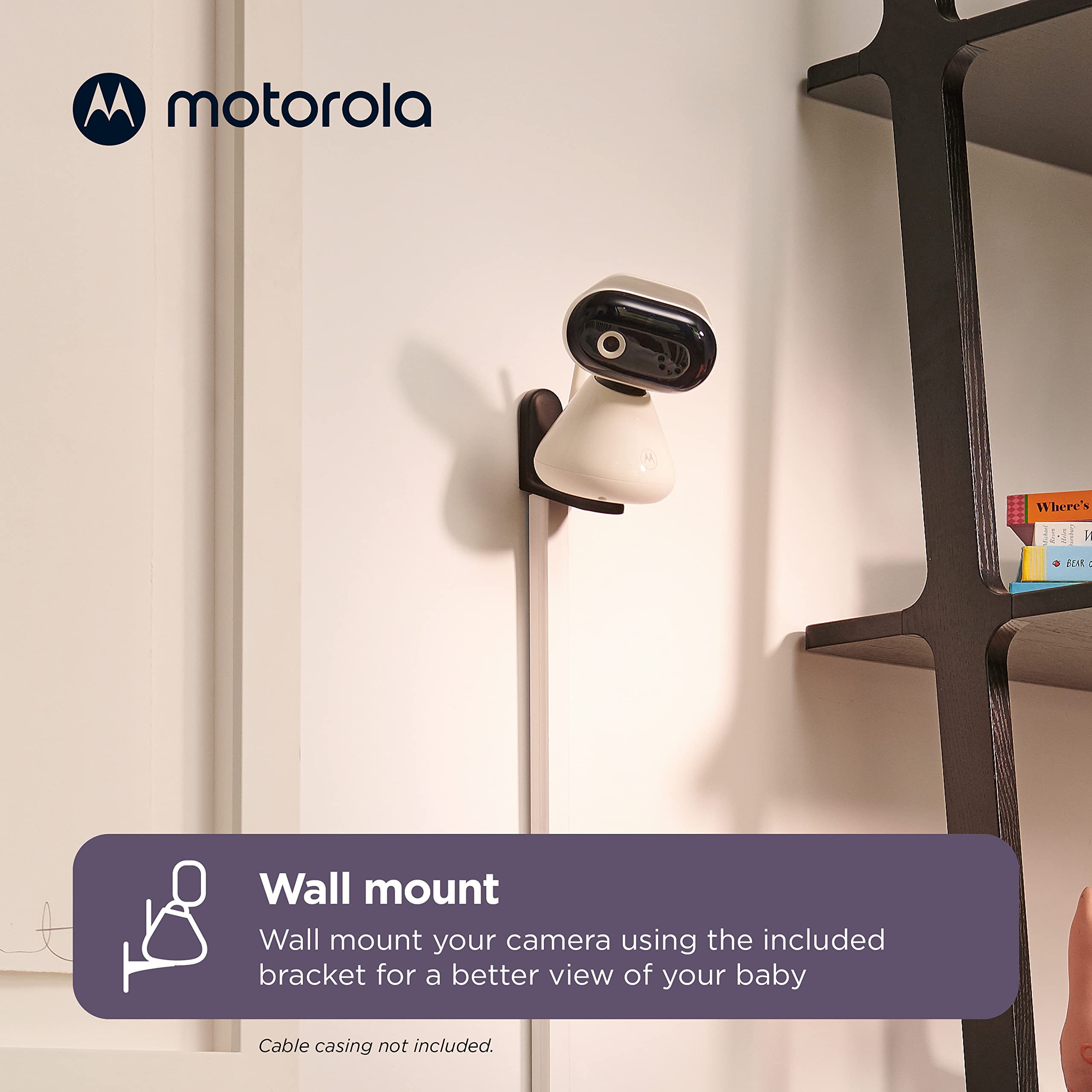 Motorola Nursery monitor offers private connection for uninterrupted monitoring.