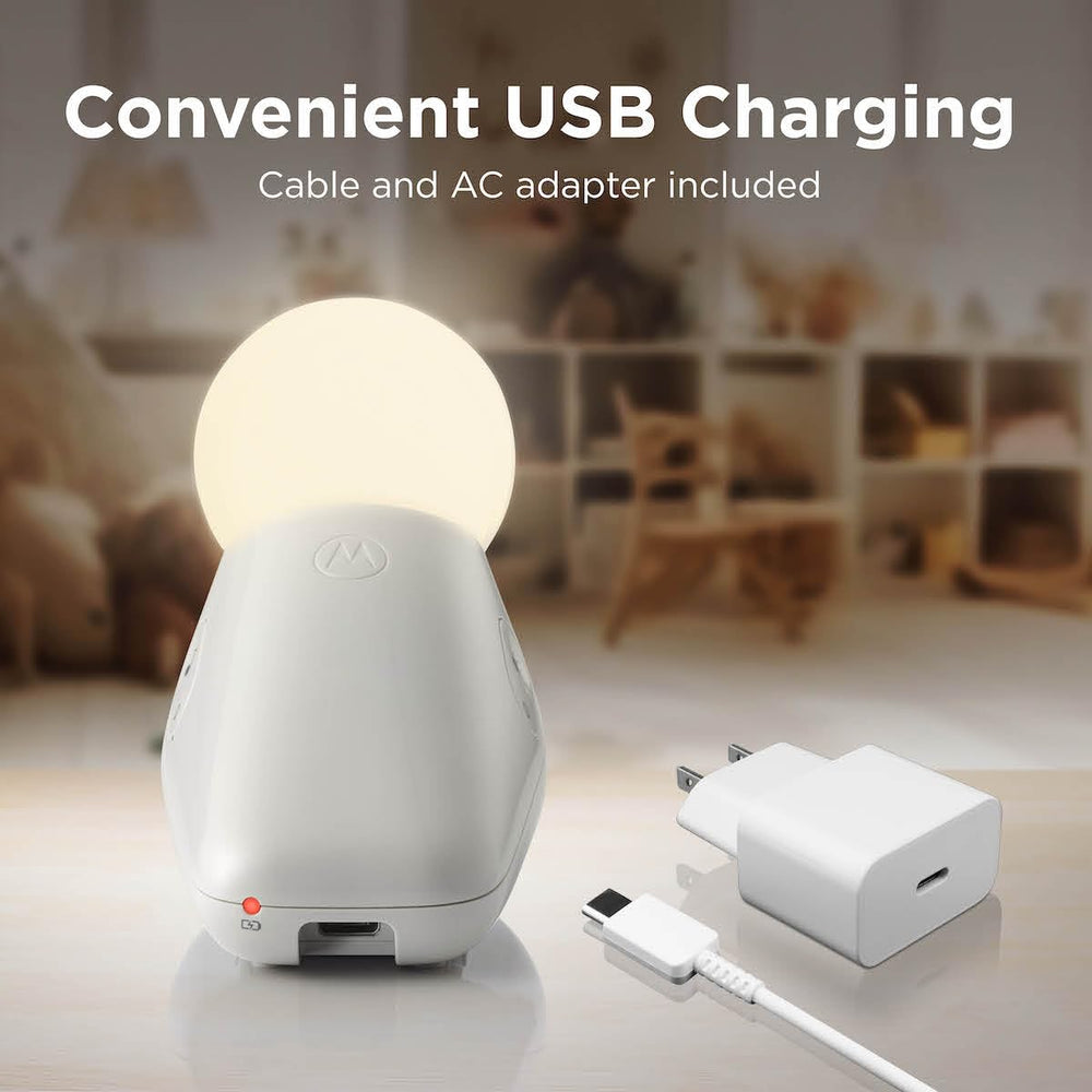 Motorola Nursery S1 50-hour battery life for extended use.