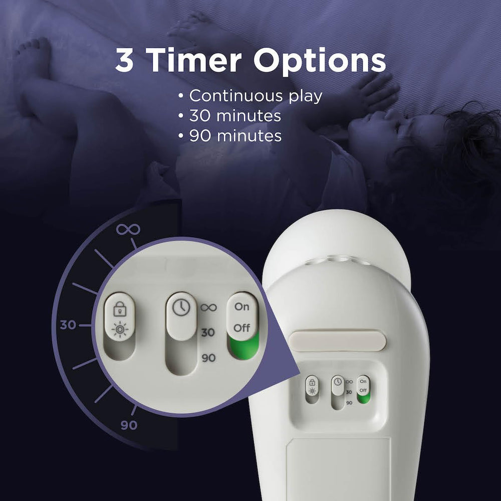 Motorola Nursery S1 multicolor nightlight creates cozy, kid-friendly illumination.