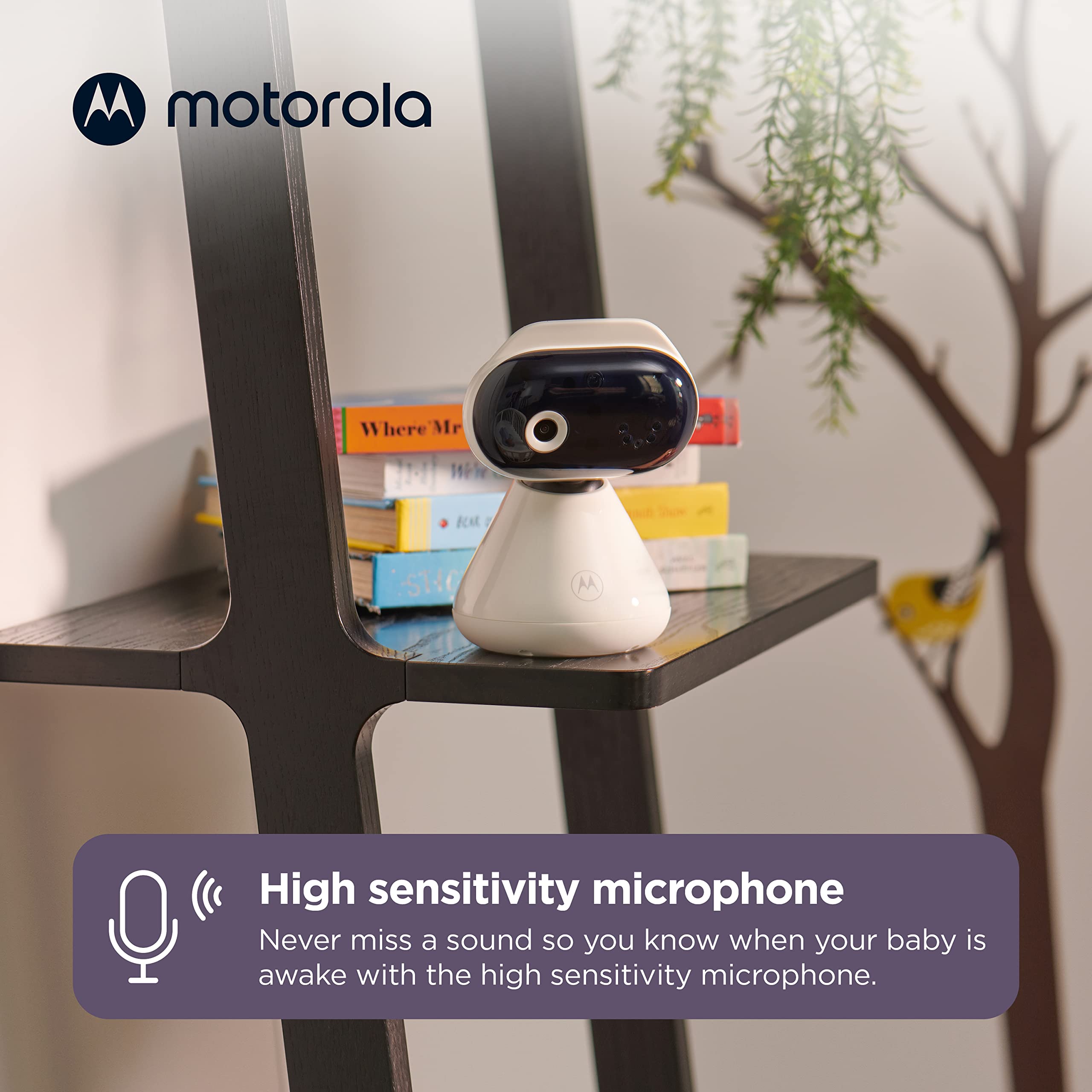 Motorola Nursery temperature sensor keeps you informed about nursery climate.