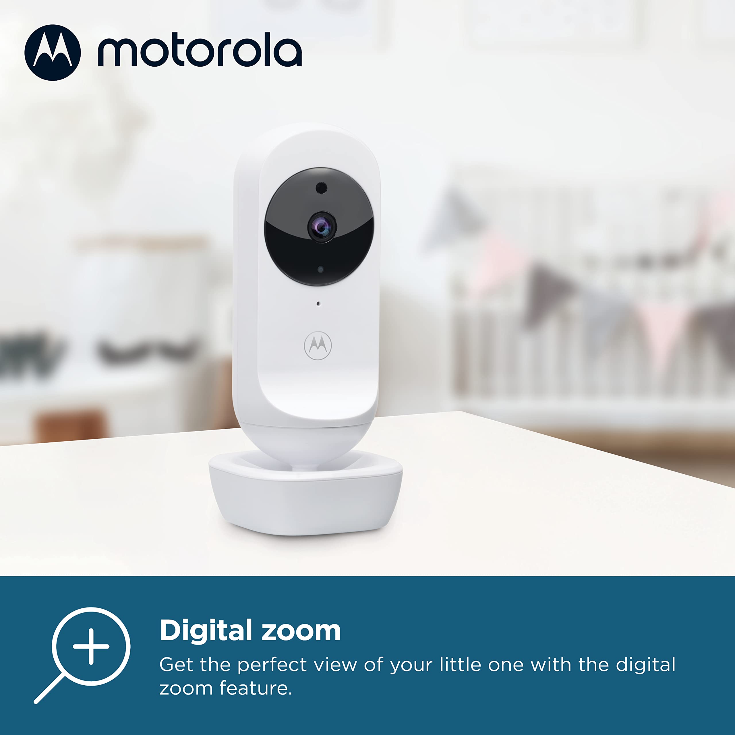 Motorola Nursery two-way audio intercom helps soothe baby from afar