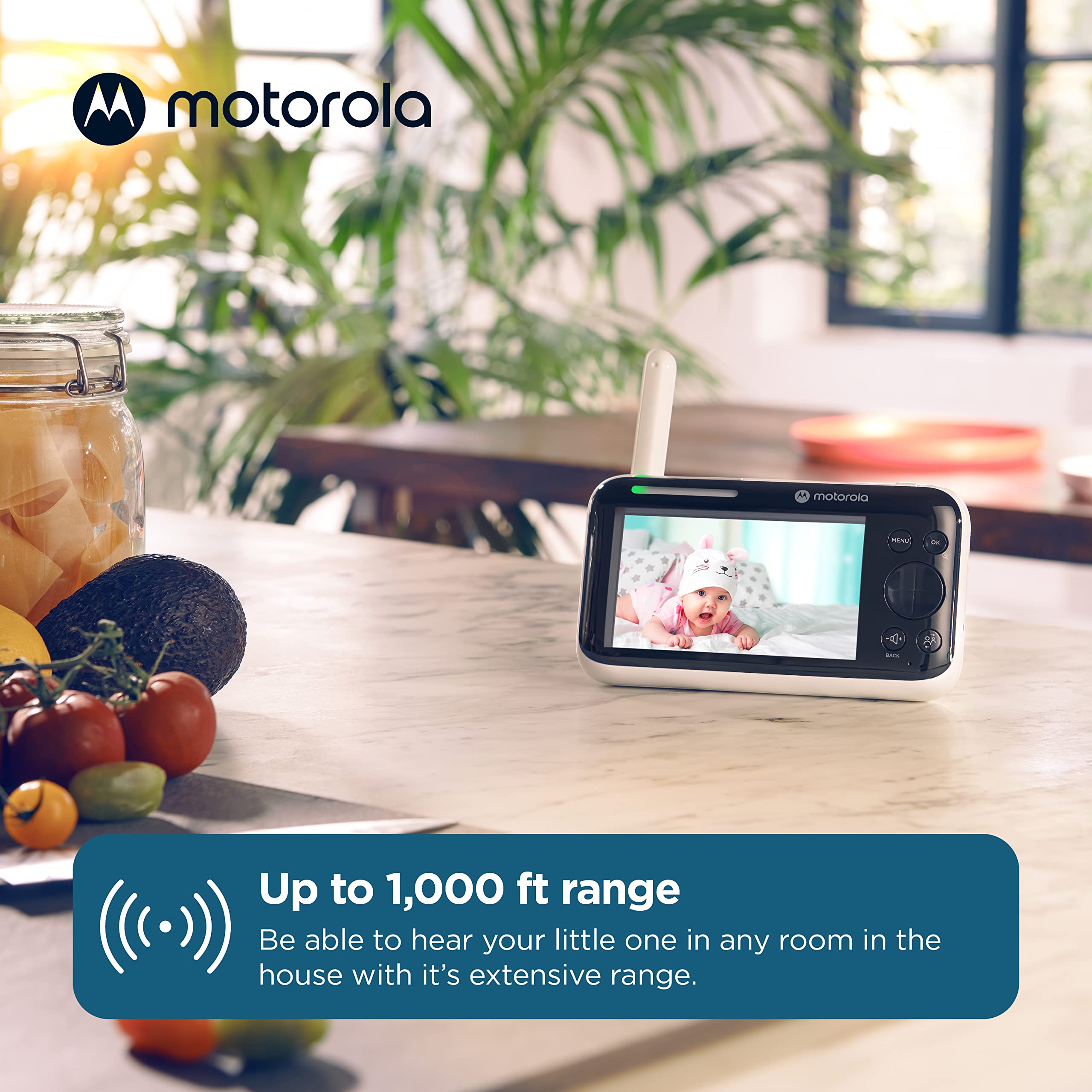 Motorola Nursery two-way audio intercom lets you soothe baby from another room