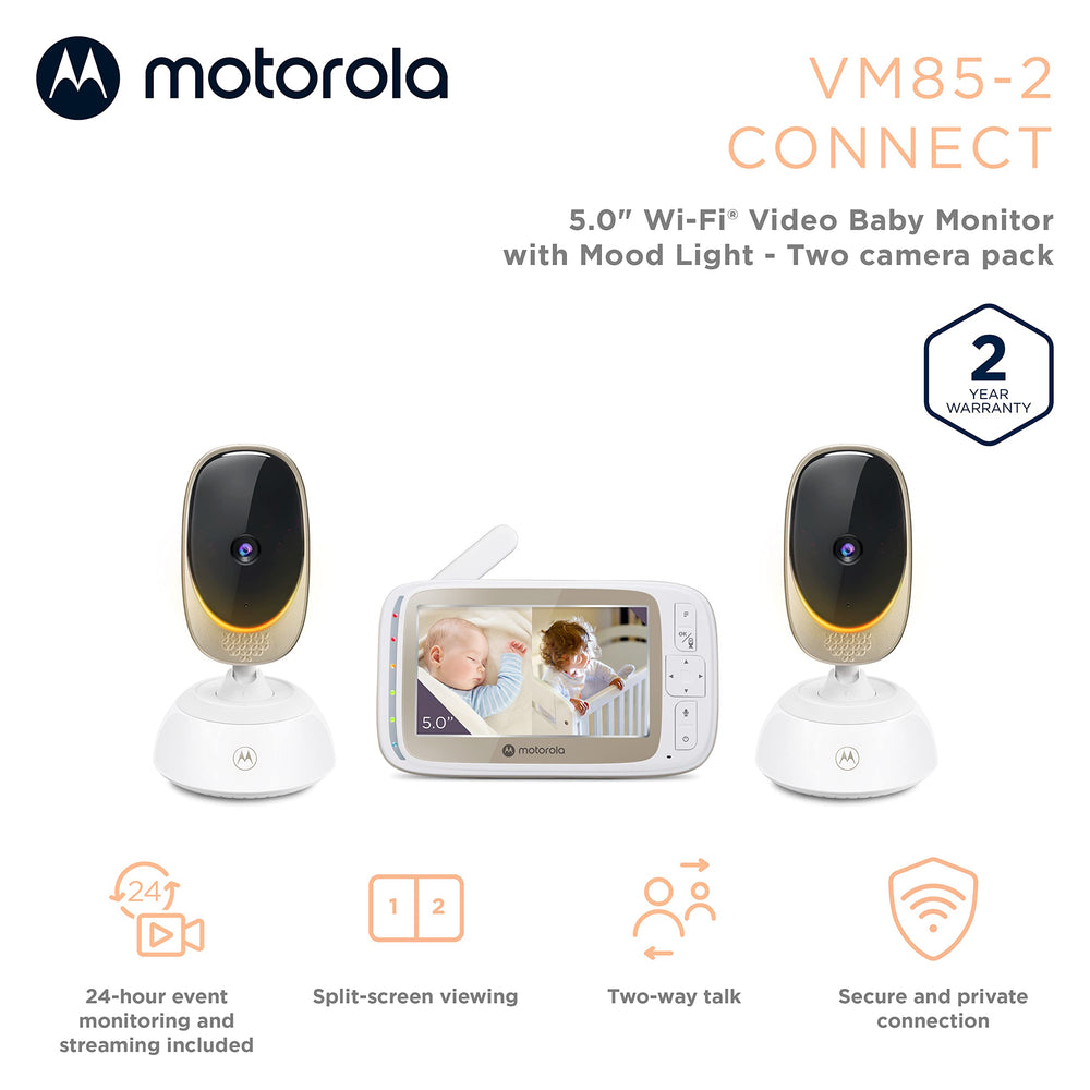 VM85-2 remote pan-tilt-zoom enables flexible monitoring from anywhere.