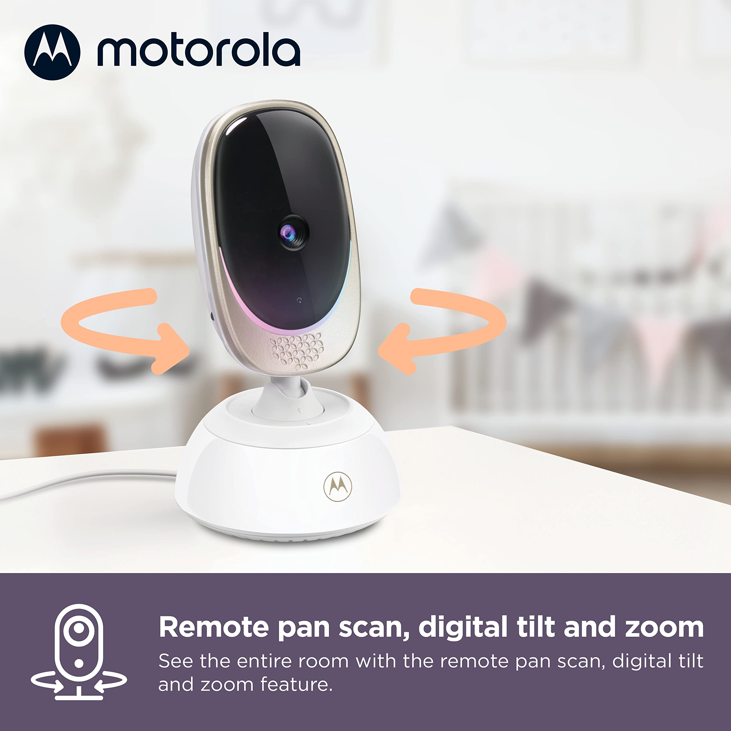 Temperature sensor keeps you informed about the nursery climate.