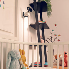 Motorola Nursery wall-mount bracket provides flexible placement for optimal viewing