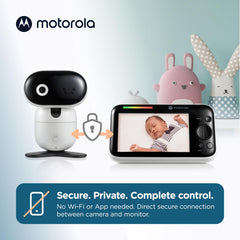 Motorola Nursery wall-mount option for flexible nursery placement.
