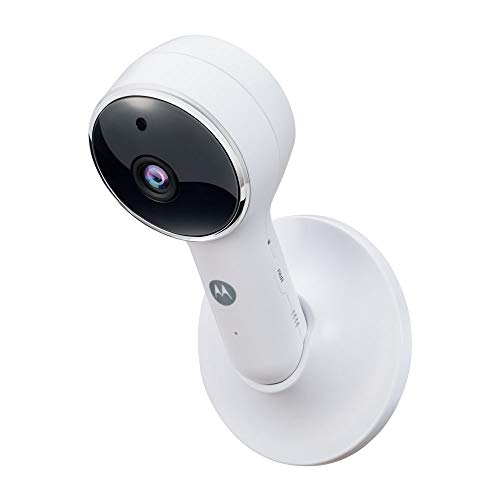 Motorola VM64 parent unit display shows live video and quick alerts.