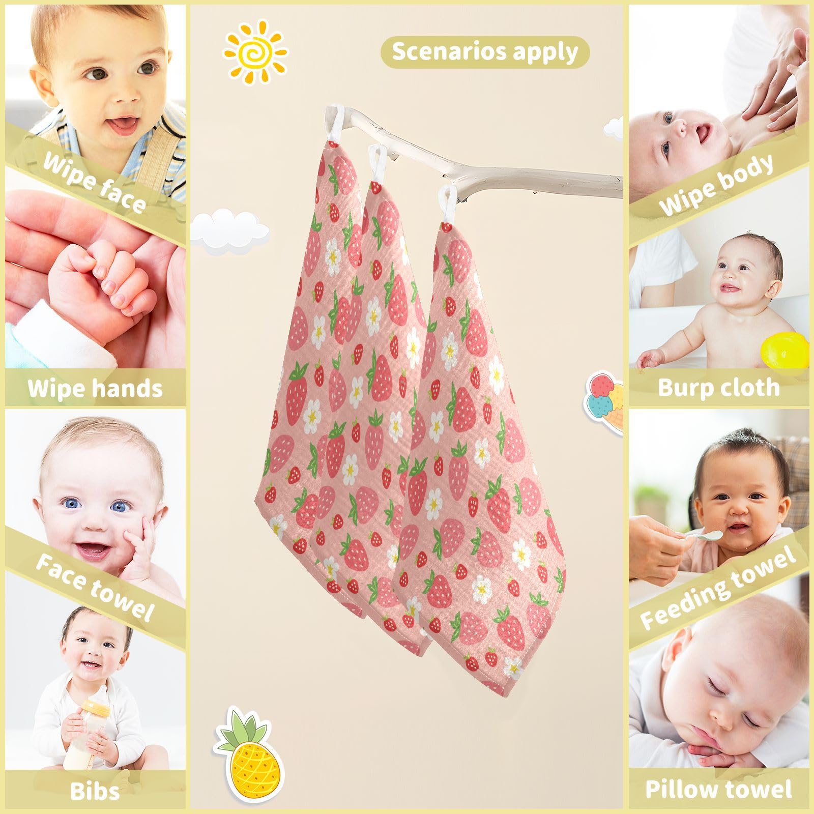 Moudou four-layer muslin fabric provides softness and durability