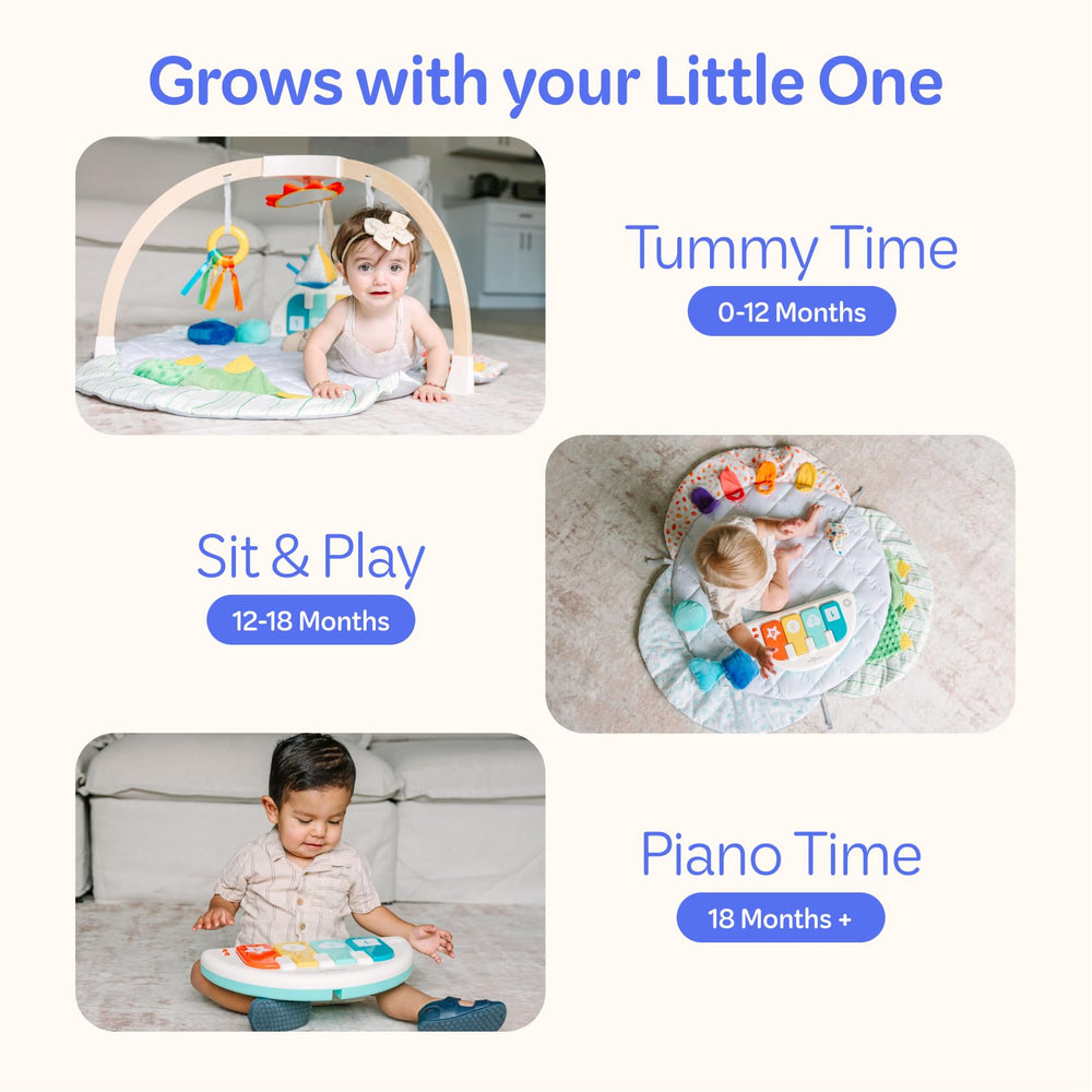 Move2Play high-contrast soft book enhances focus during early play