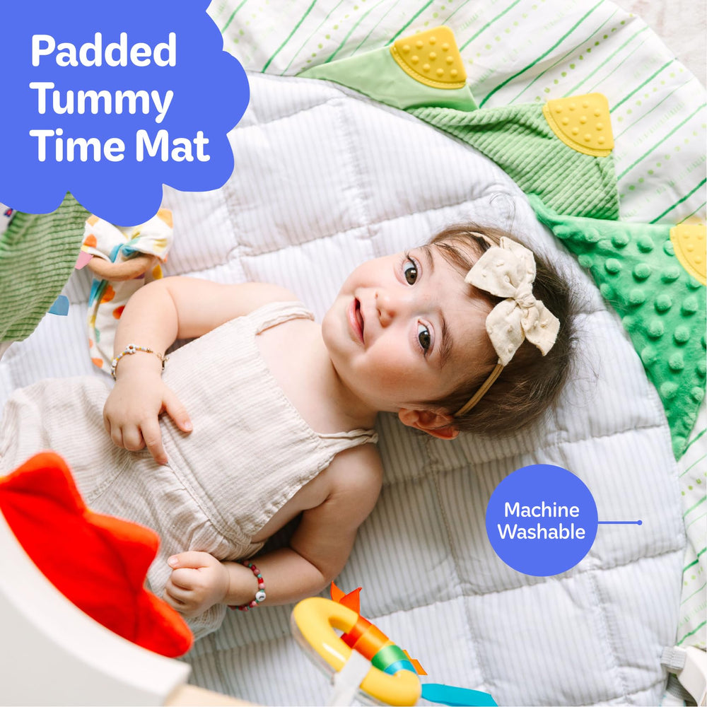 Move2Play wooden teether and rattle balls support soothing teething and grasping