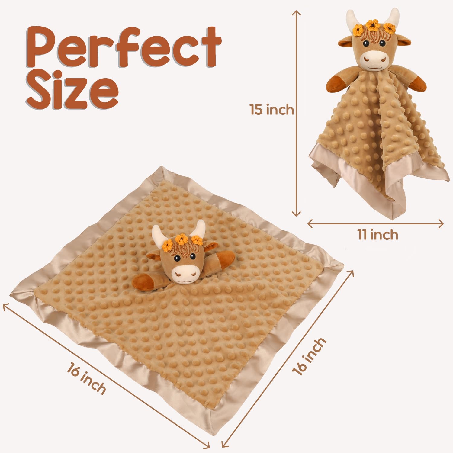 MOVEPAI satin-trim edges add gentle detail for curious babies