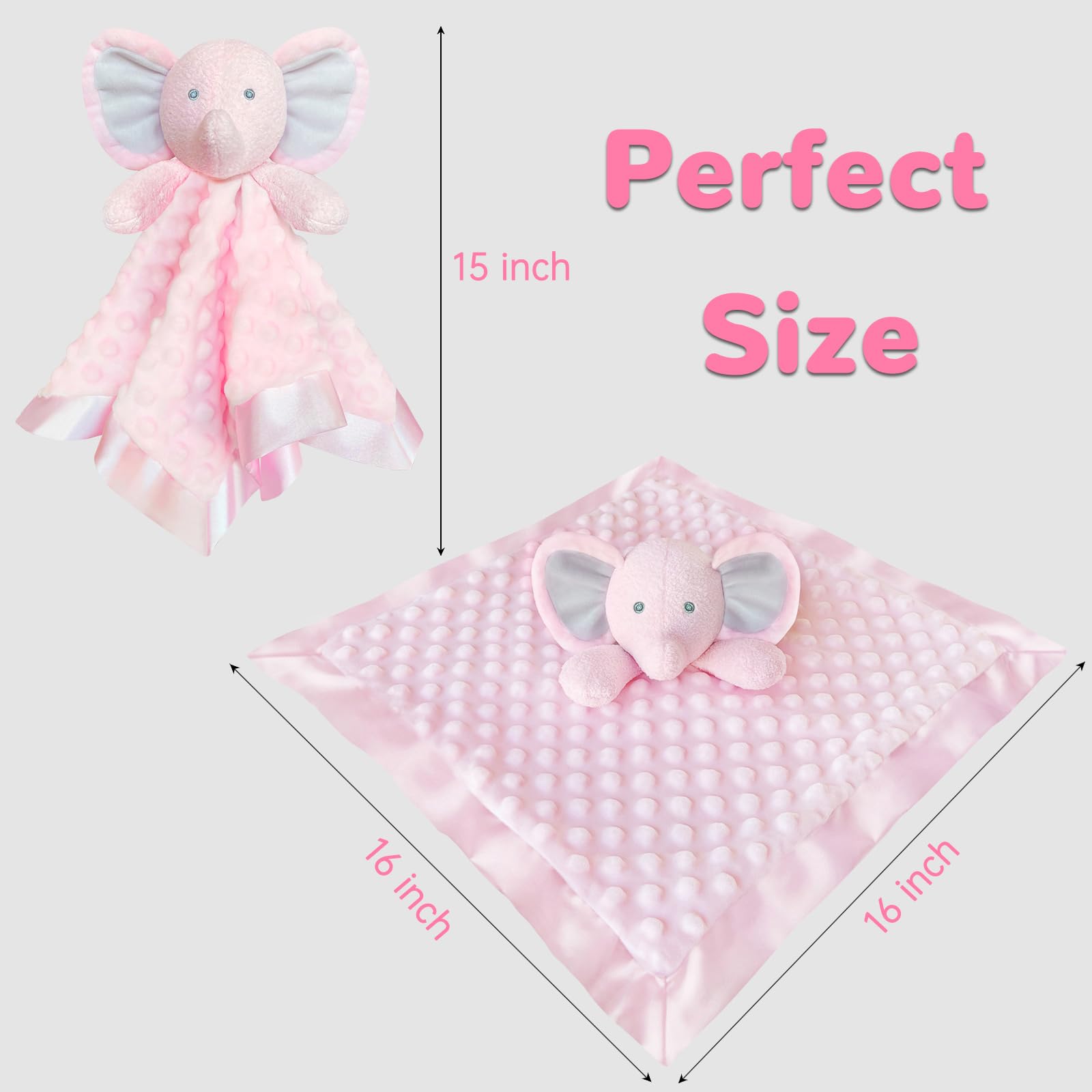 MOVEPAI satin trimmed edges provide easy grip for tiny hands.