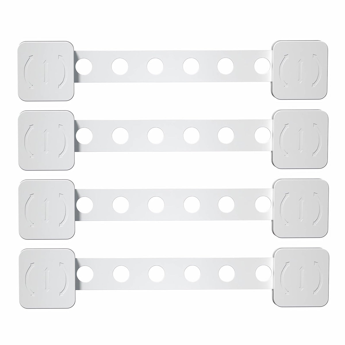 MOYONTE upgraded cabinet locks 4-pack for safer cabinets and drawers