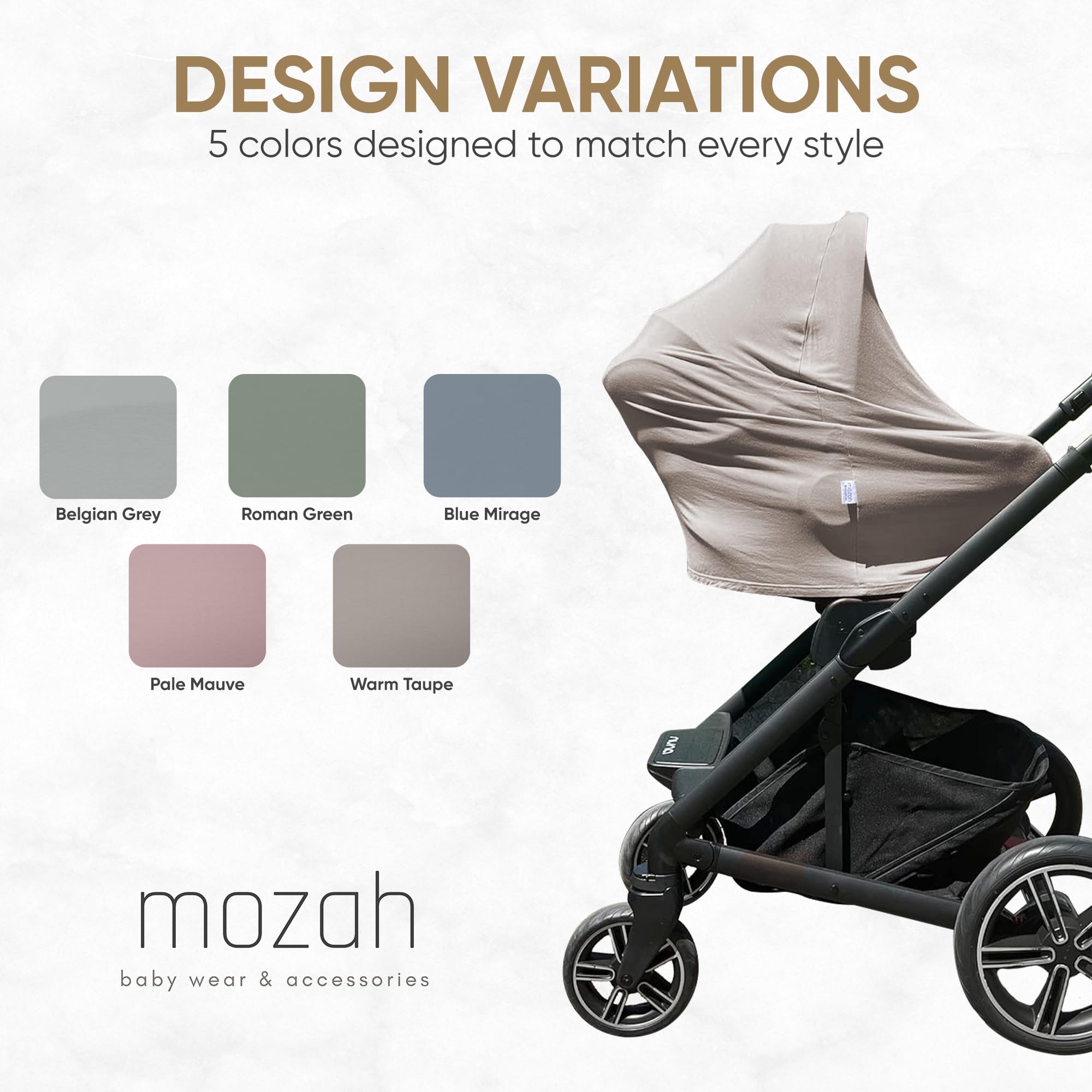 MOZAH scarf-blanket use helps in warmth and comfort during feeds.