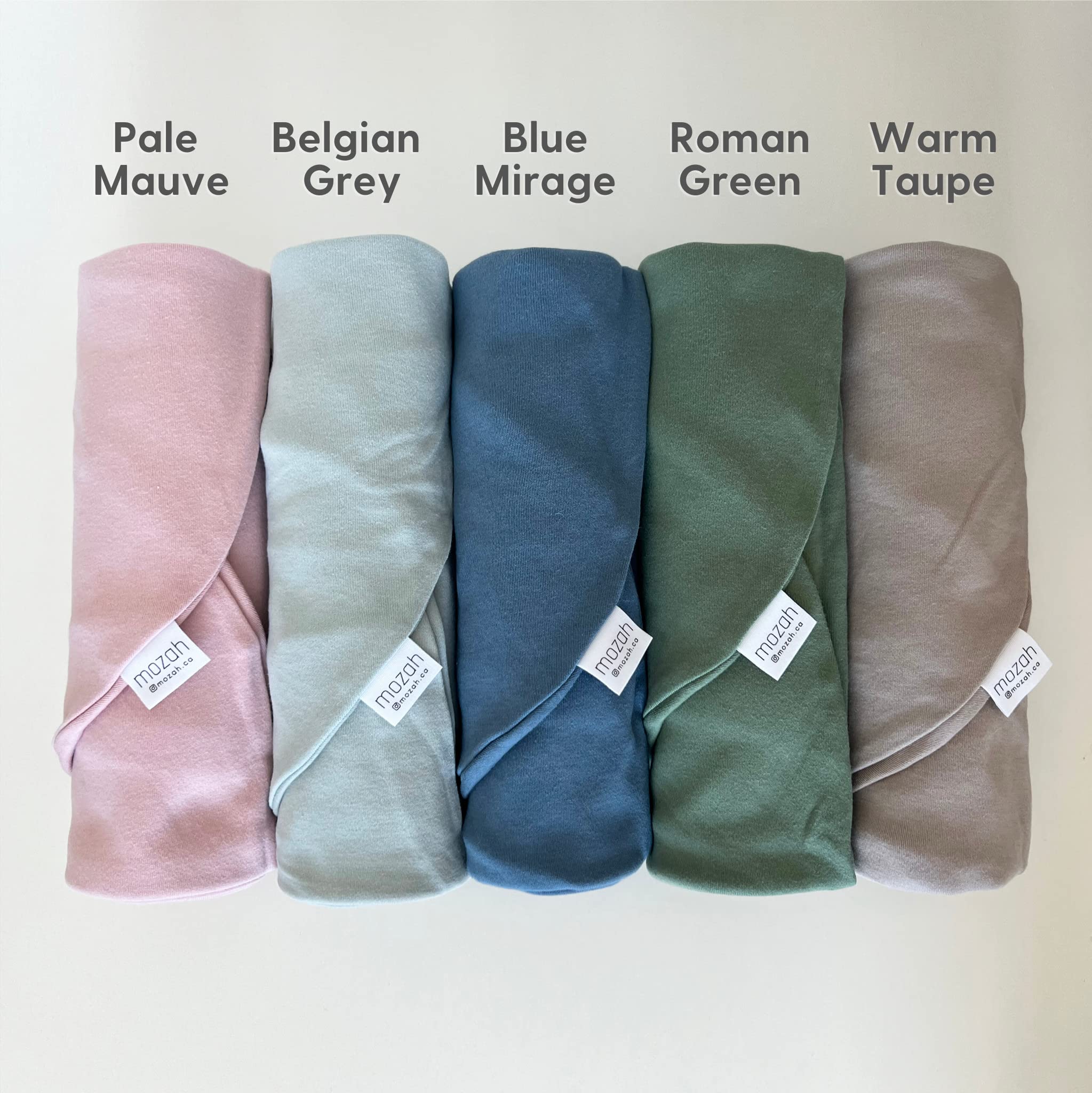 MOZAH color options help coordinate nursery decor with blue mirage.