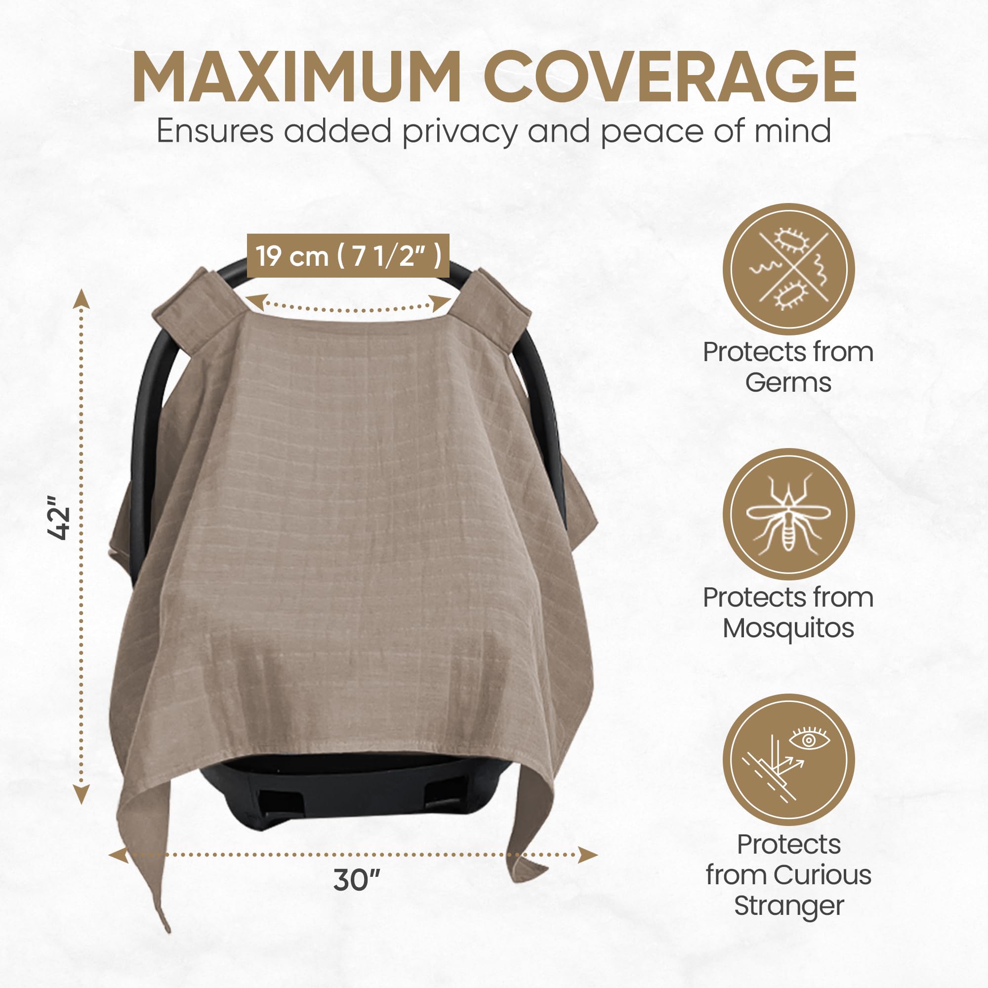 MOZAH stainless steel snap buttons ensure secure, durable attachment.