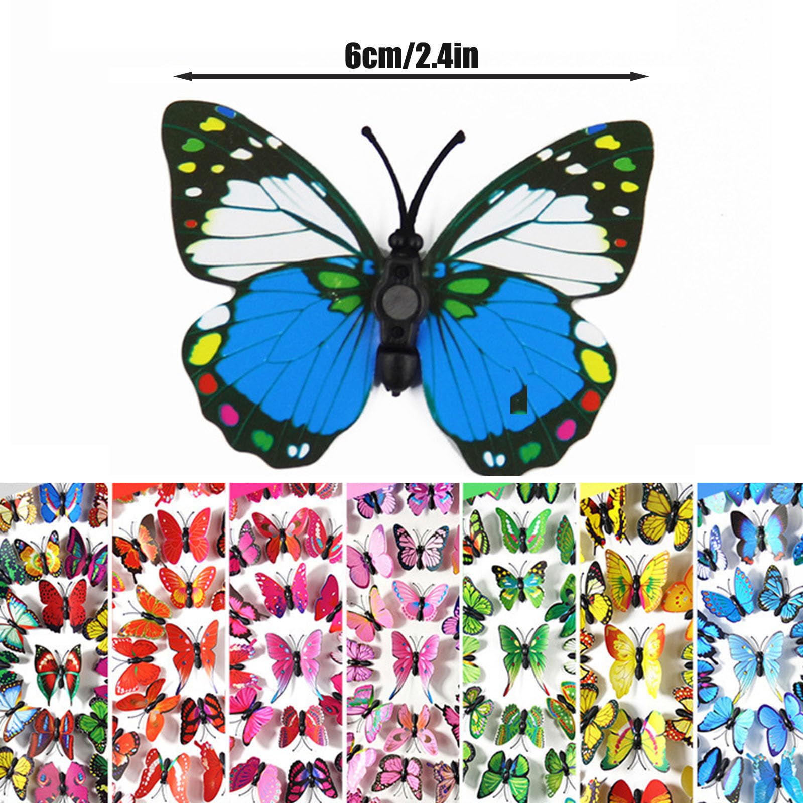 Mozhixue butterfly wall stickers supplies ideal for walls and photography backdrops.
