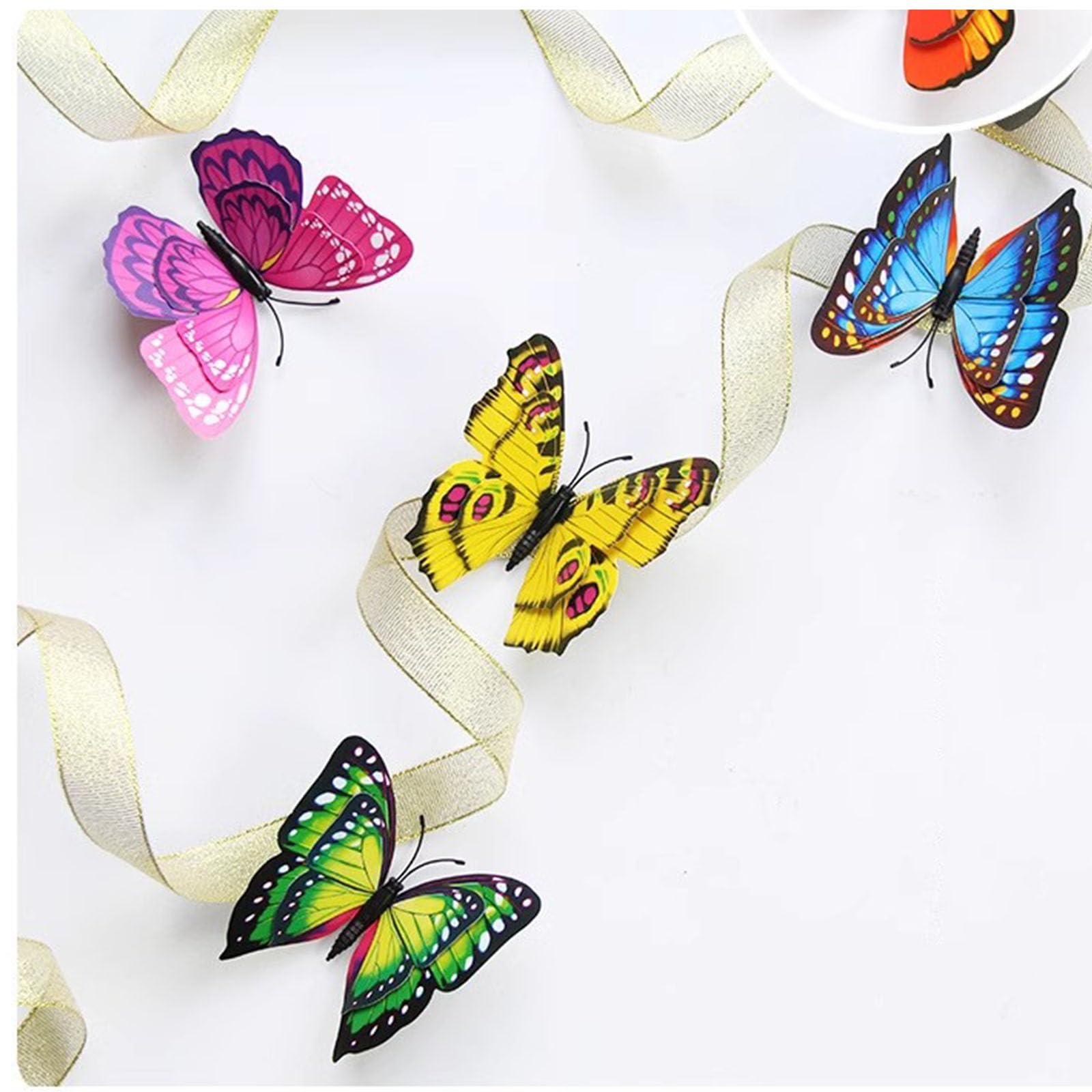 Mozhixue spring theme butterfly decor for parties creates a vibrant, whimsical atmosphere.