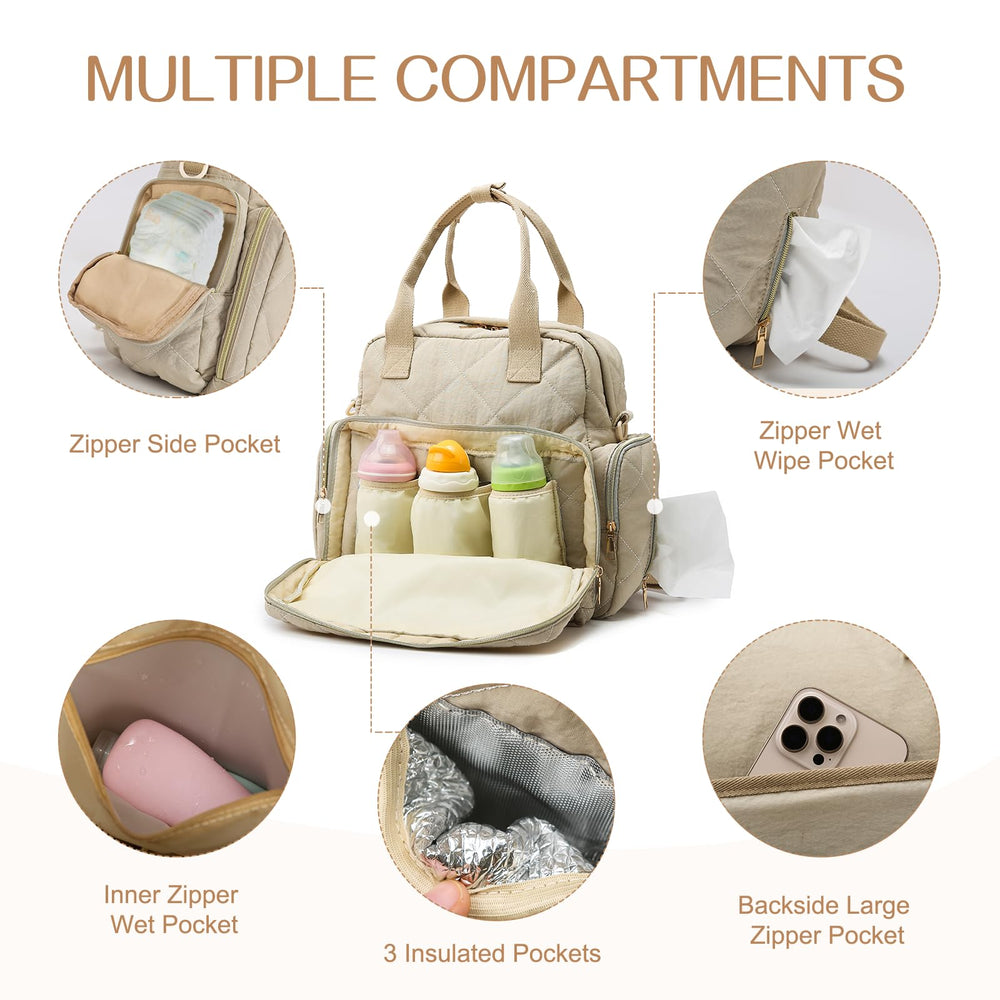 Mozzilog insulated pockets keep bottles warm or cool during outings