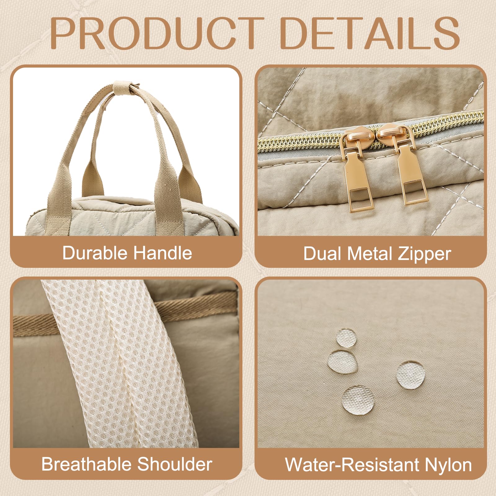 Mozzilog stroller attachment-compatible design for easy travel