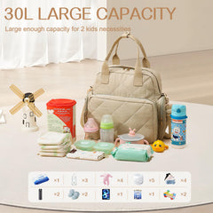 Mozzilog waterproof nylon quilting protects contents in all weather