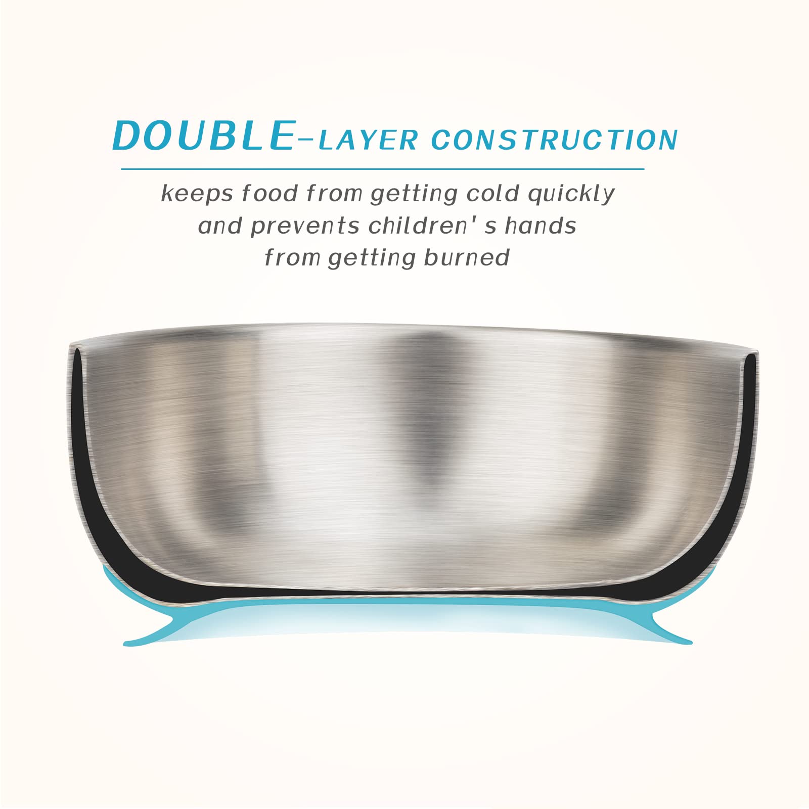 MR. CHOU silicone base is soft and anti-slip for stable self-feeding.