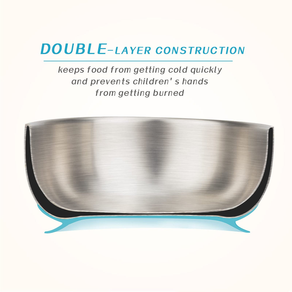 MR. CHOU silicone base is soft and anti-slip for stable self-feeding.