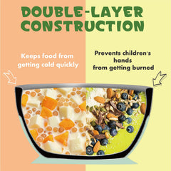 MR. CHOU angled rim design guides food toward spoon, reducing scrapes and drops.