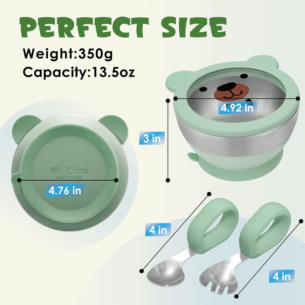 MR. CHOU compact travel-ready bowl kit for on-the-go feeding.