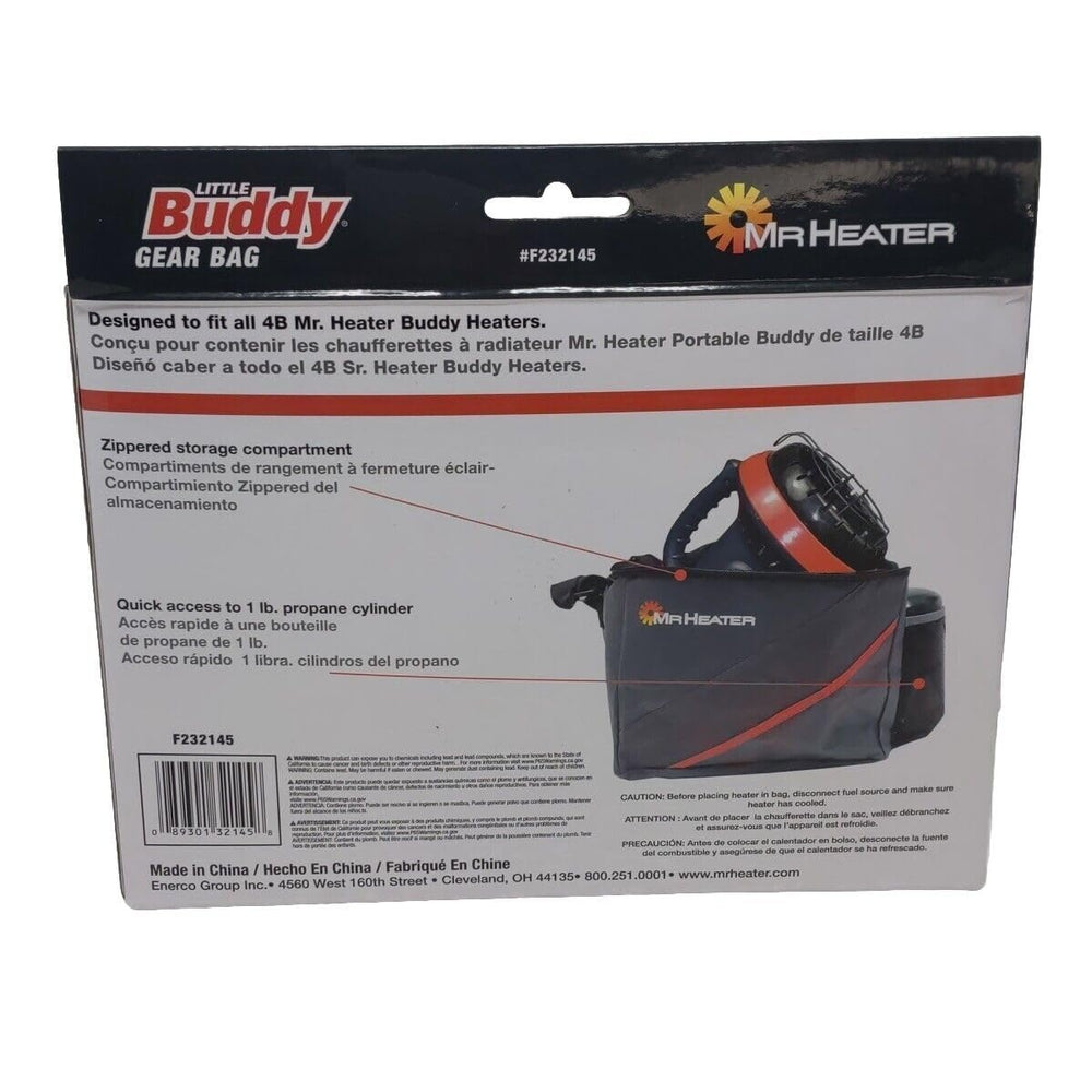 Mr. Heater Little Buddy carry bag durable material protects heater on the go.