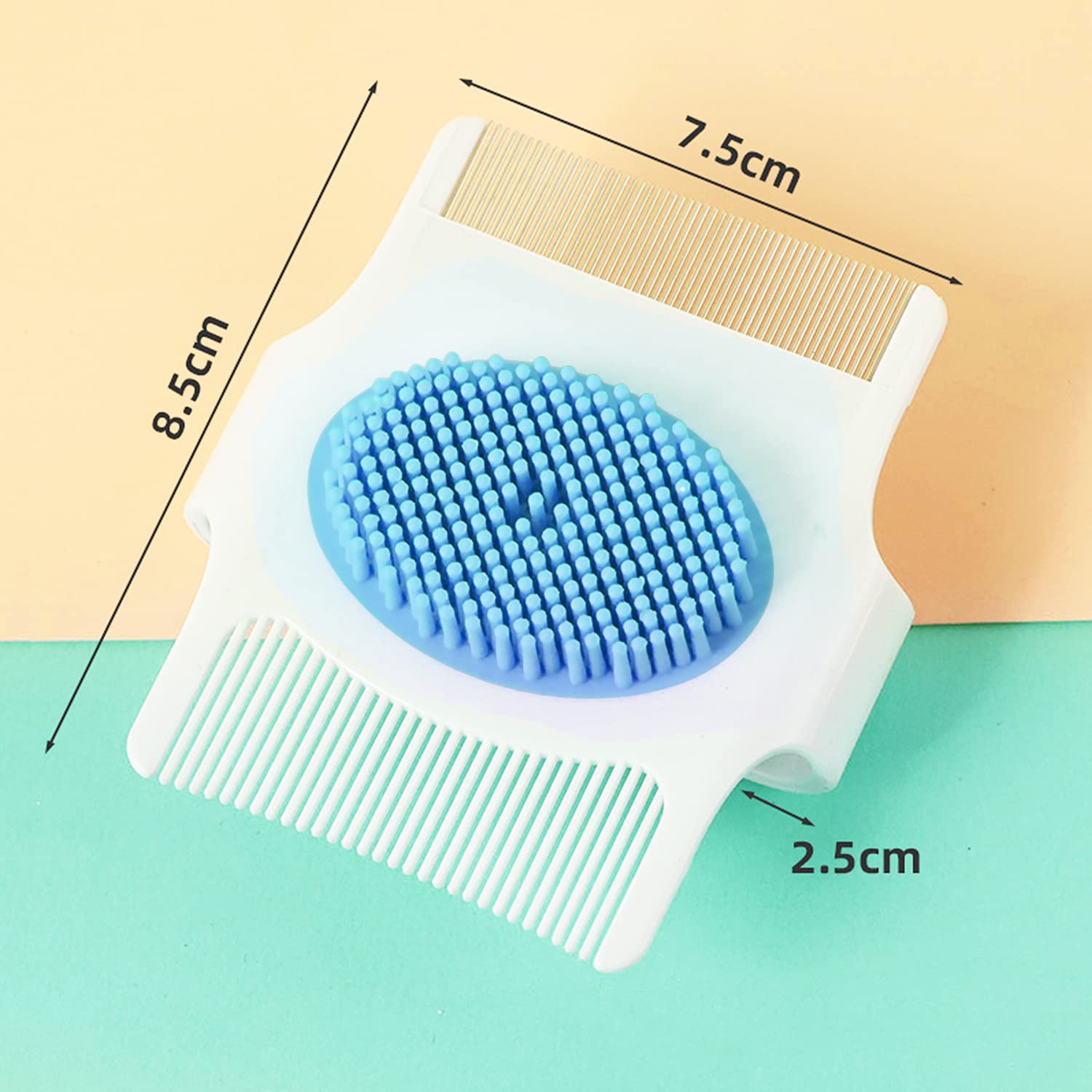 MR LION cradle cap comb with dense teeth for smaller flakes.
