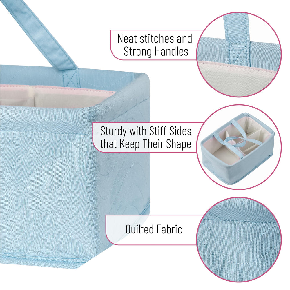 Mr. Pen baby caddy collapsible design for easy storage and on the go use.