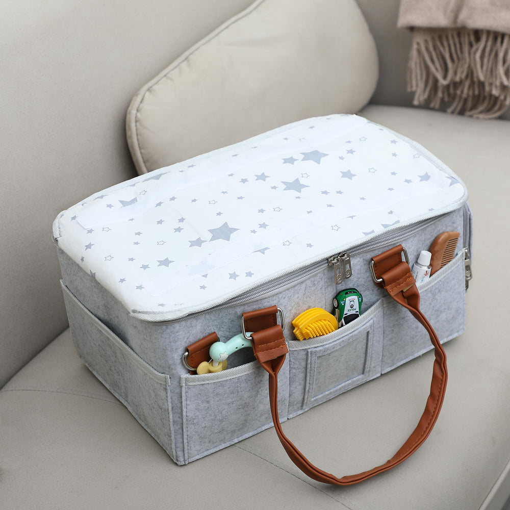 Mr. Pen caddy is lightweight and portable for room-to-room transfers