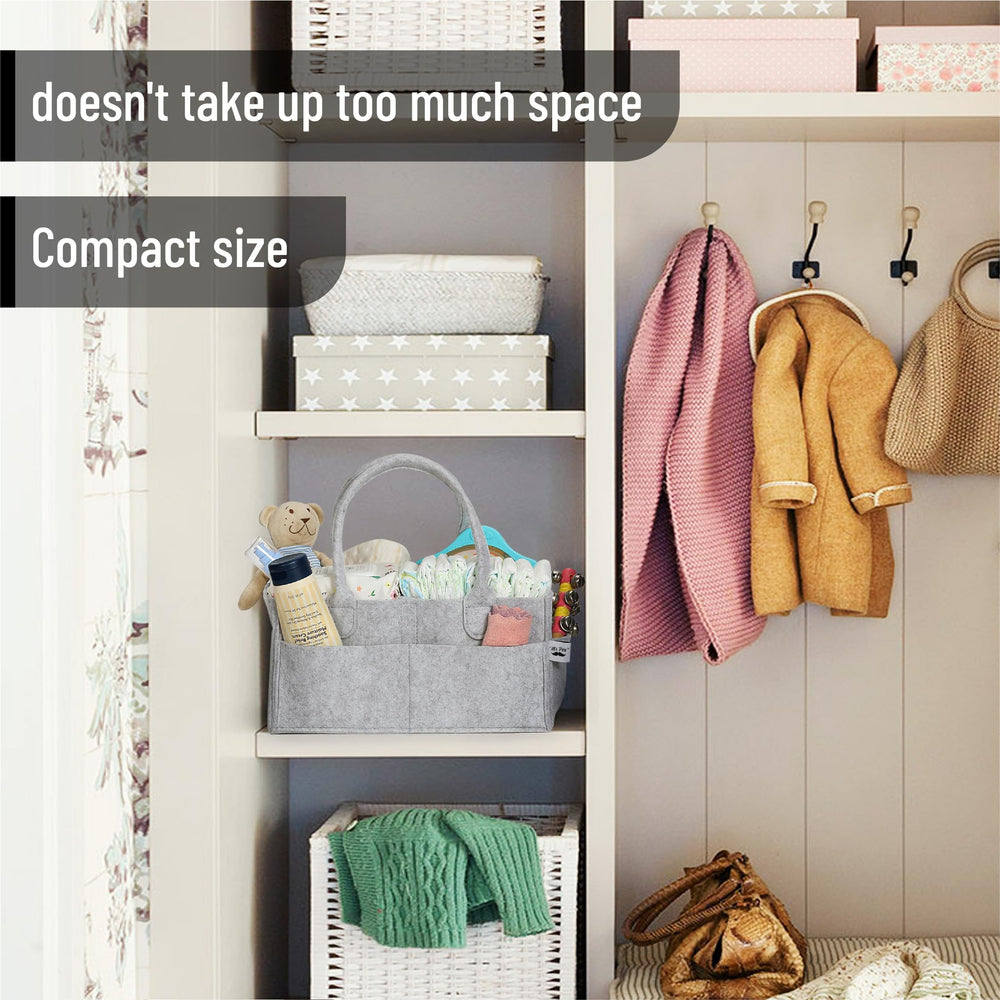 Mr. Pen Baby Diaper Organizer in a calm nursery setup