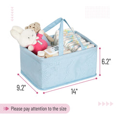 Mr. Pen diaper caddy compact size perfect for small nurseries and travel.
