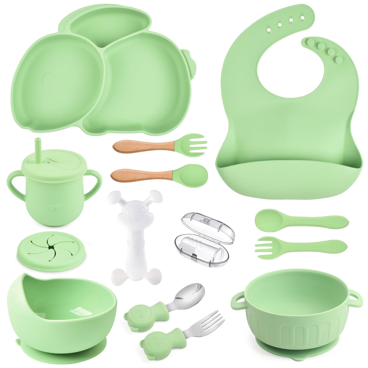mraisebossup silicone baby plate with suction keeps meals tidy and minimizes spills during feeding.