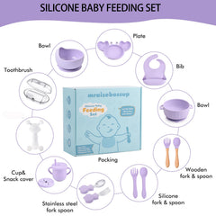 Mraisebossup suction bowl supports self-feeding during mess-free meals
